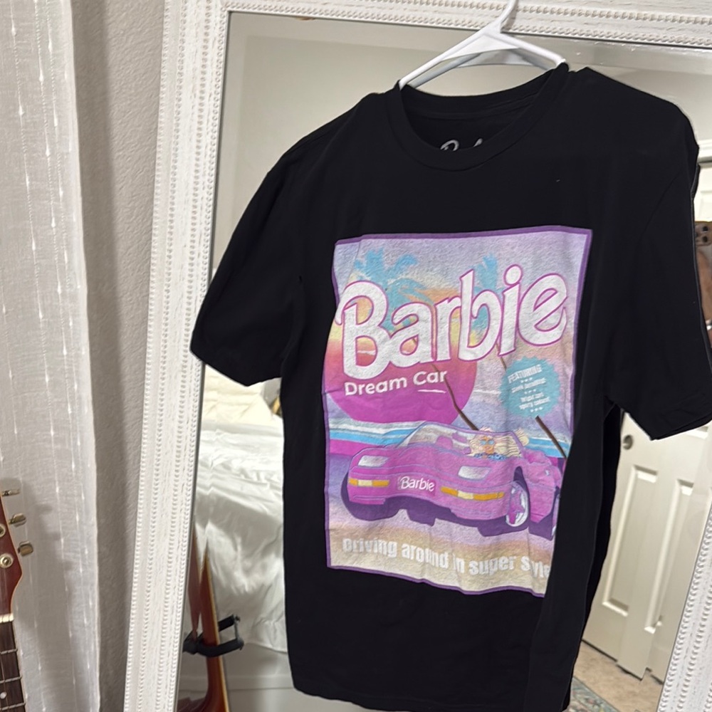 Barbie Dream Car Black T-Shirt
